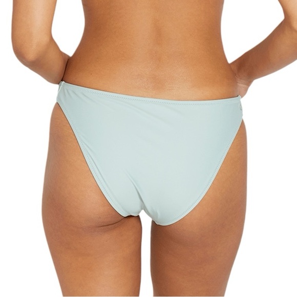 VOLCOM women’s skimpy coverage eco friendly bikini swim bottoms size S NWT - Picture 3 of 7